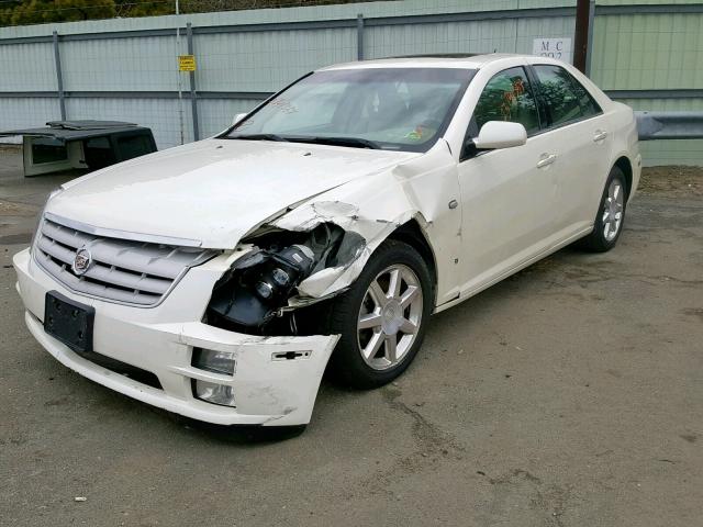 1G6DC67AX60215505 - 2006 CADILLAC STS WHITE photo 2