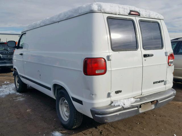 2B7HB11Y92K140508 - 2002 DODGE RAM VAN B1 WHITE photo 3