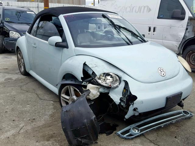 3VWCD31Y24M319701 - 2004 VOLKSWAGEN NEW BEETLE Dəniz mavisi foto 1
