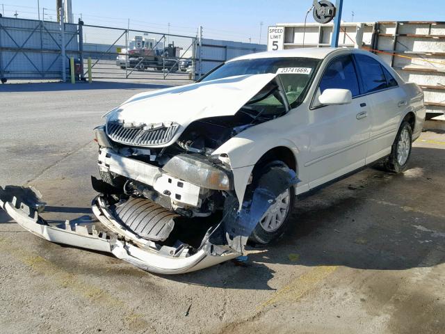 1LNHM86S15Y633562 - 2005 LINCOLN LS WHITE photo 2