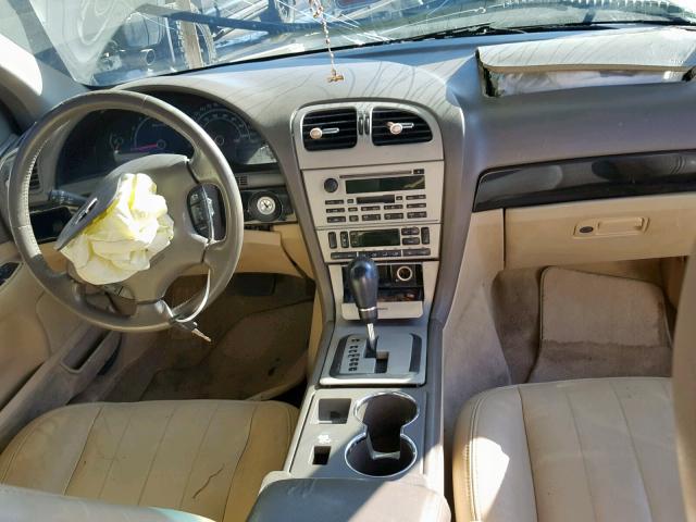 1LNHM86S15Y633562 - 2005 LINCOLN LS WHITE photo 9