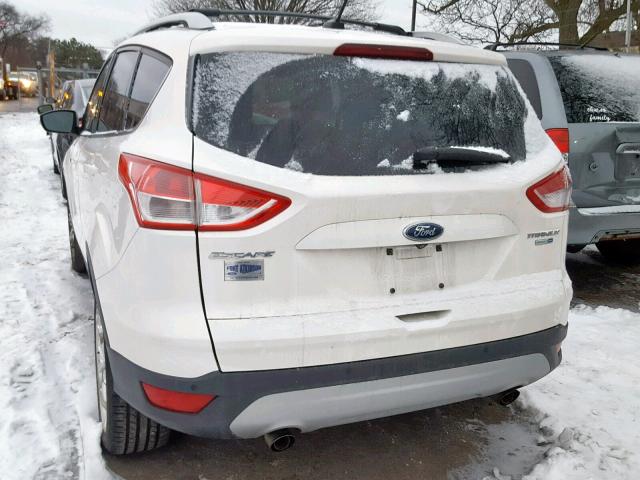 1FMCU9J95DUD76285 - 2013 FORD ESCAPE TIT WHITE photo 3