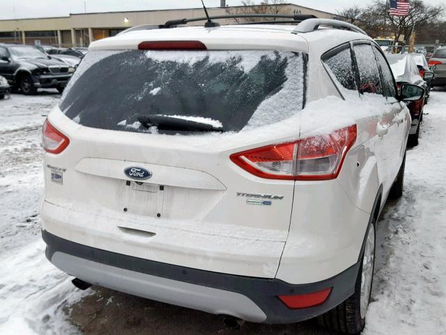 1FMCU9J95DUD76285 - 2013 FORD ESCAPE TIT WHITE photo 4