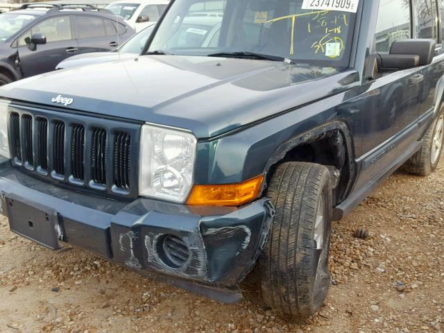 1J8HH48K18C128288 - 2008 JEEP COMMANDER GREEN photo 10