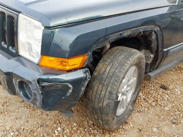 1J8HH48K18C128288 - 2008 JEEP COMMANDER GREEN photo 9