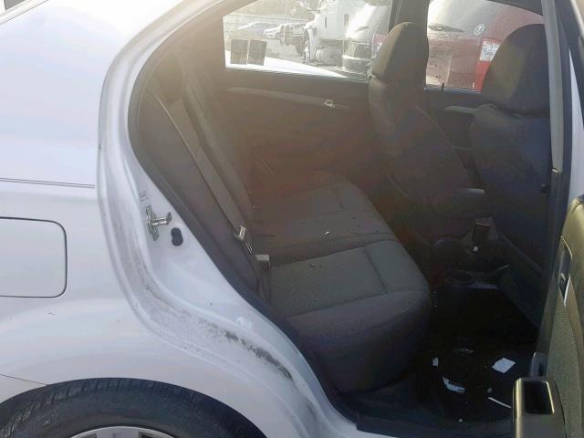 KL1TD56E49B395486 - 2009 CHEVROLET AVEO LS WHITE photo 6