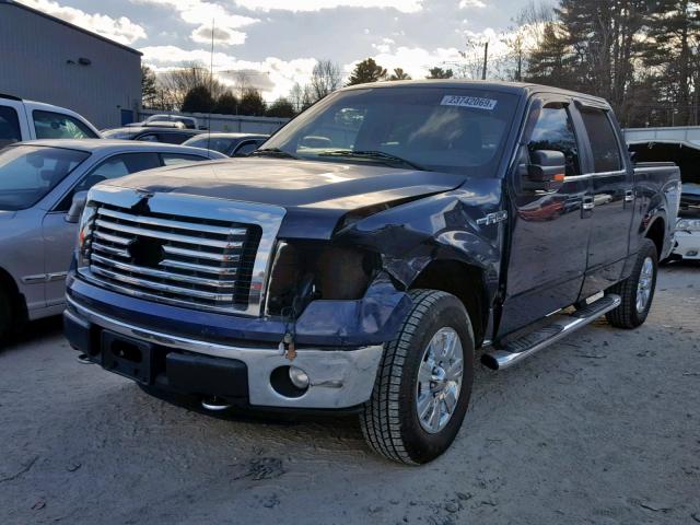 1FTFW1EF0BFB87333 - 2011 FORD F150 SUPER BLUE photo 2