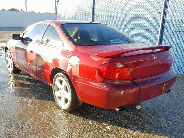 19UYA42602A004640 - 2002 ACURA 3.2CL TYPE RED photo 3