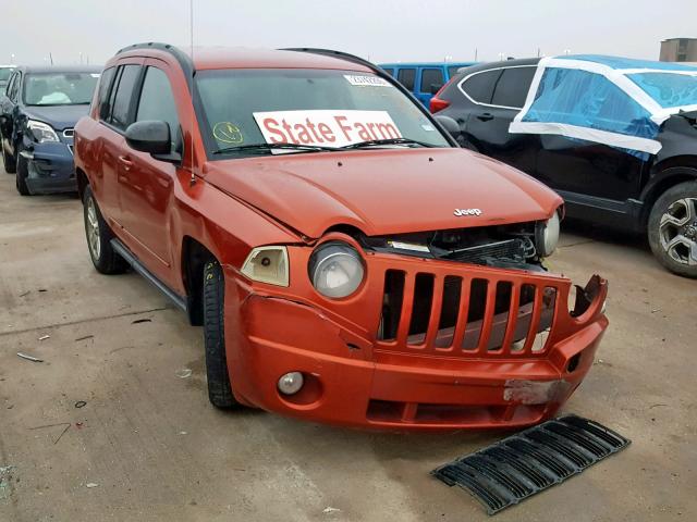 1J4NT4FB2AD612007 - 2010 JEEP COMPASS SP ORANGE photo 1