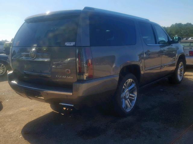 1GYS4JEF8ER151097 - 2014 CADILLAC ESCALADE E GRAY photo 4