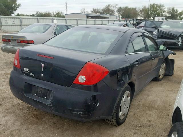 1G2ZF55BX64217025 - 2006 PONTIAC G6 SE BLACK photo 4