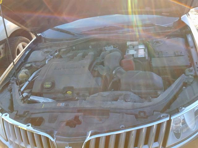 3LNHL2JCXAR659960 - 2010 LINCOLN MKZ GRAY photo 7