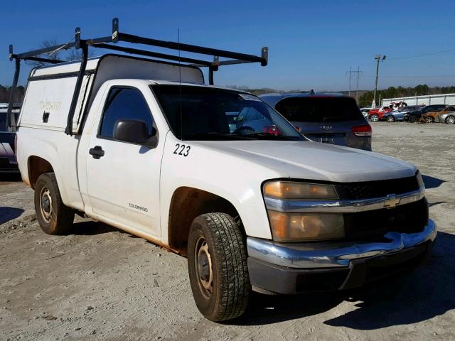 1GCCS148458284464 - 2005 CHEVROLET COLORADO WHITE photo 1