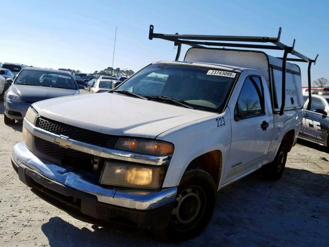 1GCCS148458284464 - 2005 CHEVROLET COLORADO WHITE photo 2