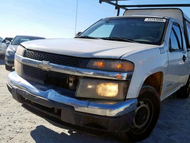 1GCCS148458284464 - 2005 CHEVROLET COLORADO WHITE photo 9