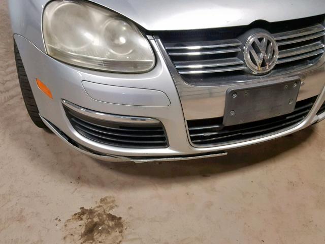 3VWSG71K06M681860 - 2006 VOLKSWAGEN JETTA 2.5 SILVER photo 9