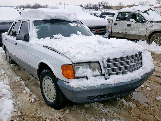 WDBCA35D9HA319117 - 1987 MERCEDES-BENZ 420 SEL WHITE photo 1