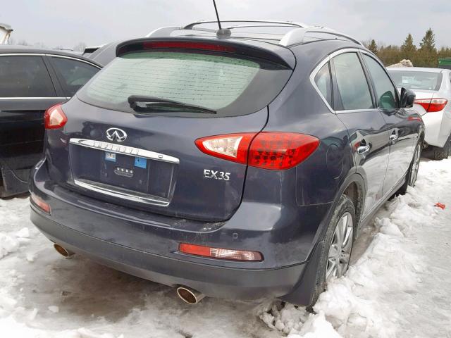 JN1AJ0HR1AM756695 - 2010 INFINITI EX35 BASE GRAY photo 4