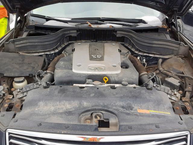 JN1AJ0HR1AM756695 - 2010 INFINITI EX35 BASE GRAY photo 7