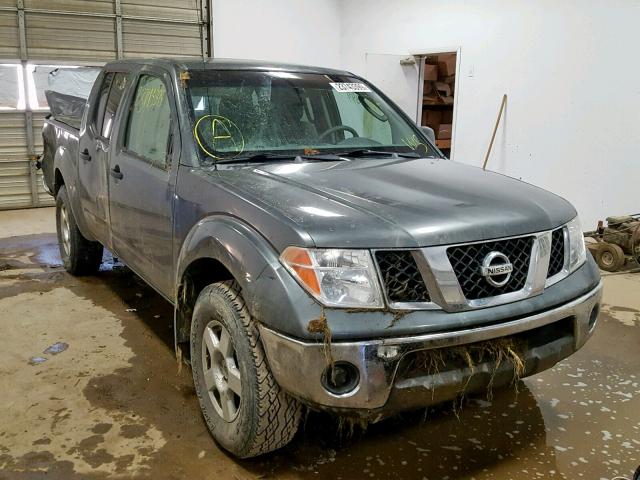 1N6AD07W35C451784 - 2005 NISSAN FRONTIER C GRAY photo 1