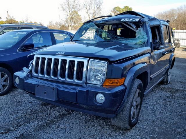 1J8HG48N08C174031 - 2008 JEEP COMMANDER ლურჯი ფოტო 2
