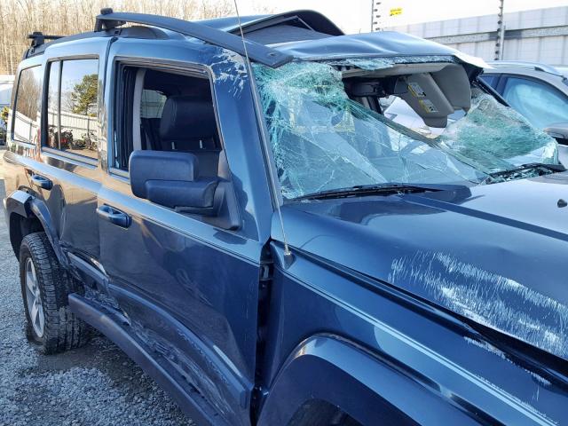 1J8HG48N08C174031 - 2008 JEEP COMMANDER ლურჯი ფოტო 9