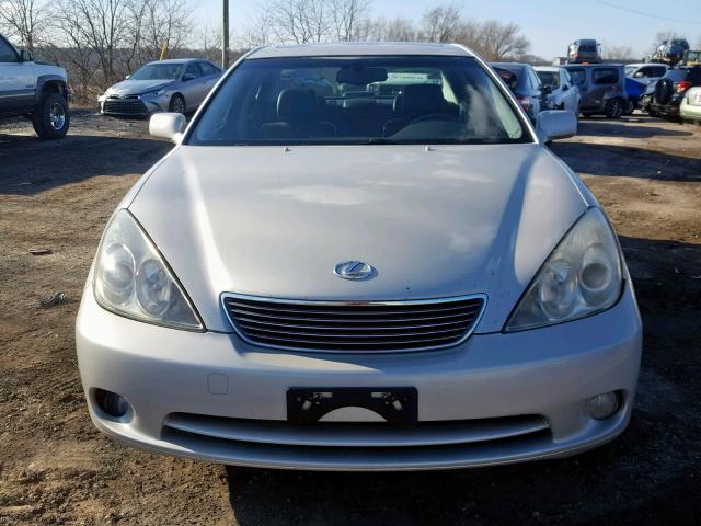 JTHBA30G755132556 - 2005 LEXUS ES 330 SILVER photo 9