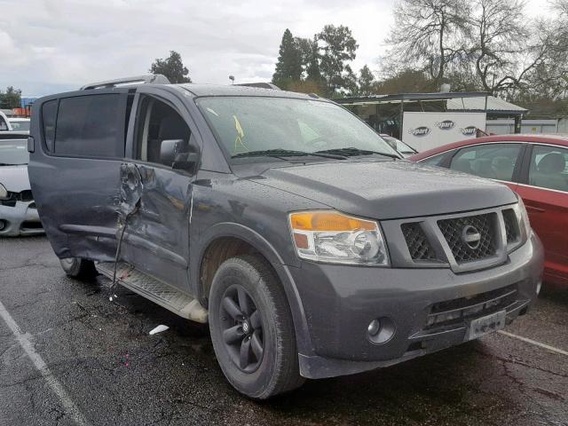 5N1AA0ND0CN610769 - 2012 NISSAN ARMADA SV CHARCOAL photo 1