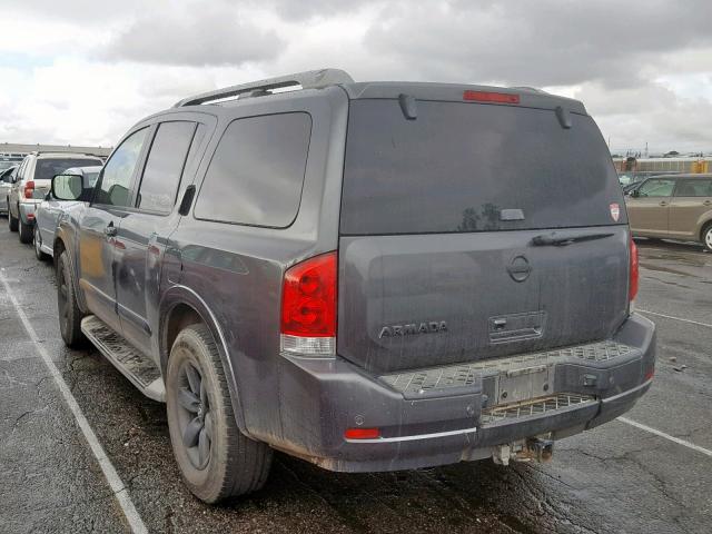 5N1AA0ND0CN610769 - 2012 NISSAN ARMADA SV CHARCOAL photo 3