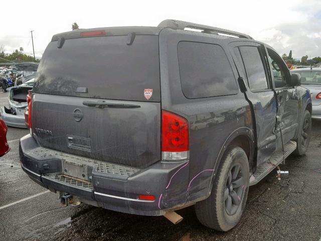 5N1AA0ND0CN610769 - 2012 NISSAN ARMADA SV CHARCOAL photo 4