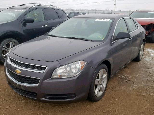 1G1ZB5EB1AF307368 - 2010 CHEVROLET MALIBU LS GRAY photo 2