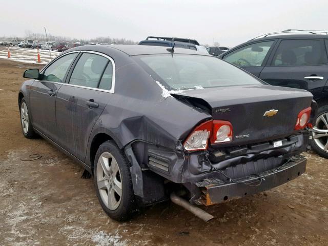 1G1ZB5EB1AF307368 - 2010 CHEVROLET MALIBU LS GRAY photo 3