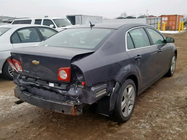 1G1ZB5EB1AF307368 - 2010 CHEVROLET MALIBU LS GRAY photo 4