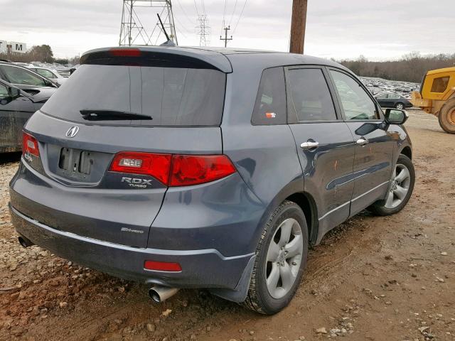 5J8TB18257A017417 - 2007 ACURA RDX CHARCOAL photo 4