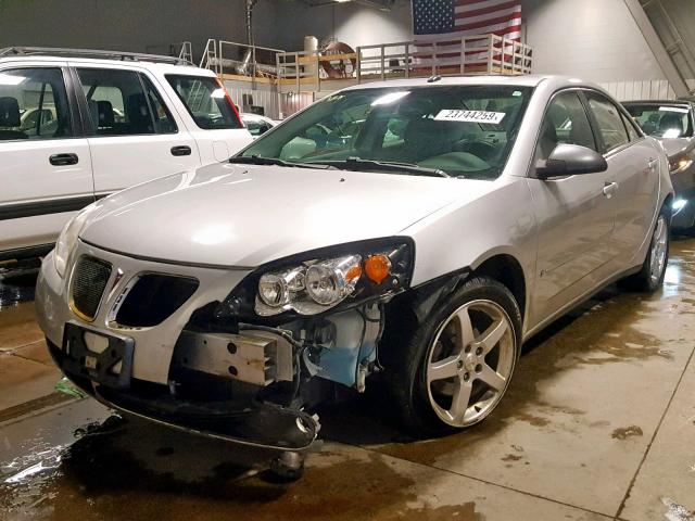 1G2ZG57N184101218 - 2008 PONTIAC G6 BASE SILVER photo 2