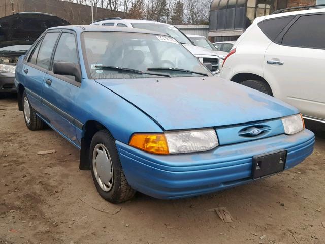 1FAPP14J5PW320723 - 1993 FORD ESCORT LX BLUE photo 1