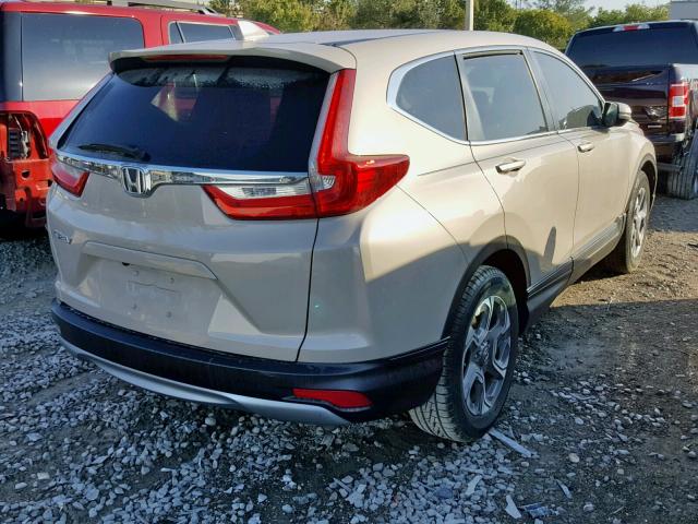 5J6RW1H51HL015722 - 2017 HONDA CR-V EX GOLD photo 4