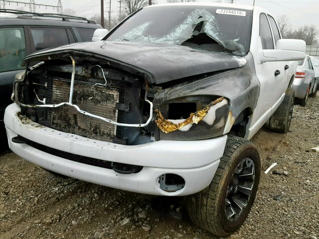 1D7KS28C76J240524 - 2006 DODGE RAM 2500 S WHITE photo 2