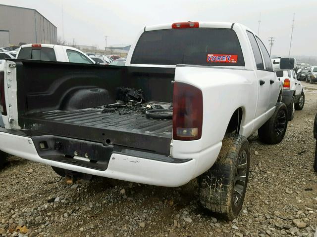 1D7KS28C76J240524 - 2006 DODGE RAM 2500 S WHITE photo 4