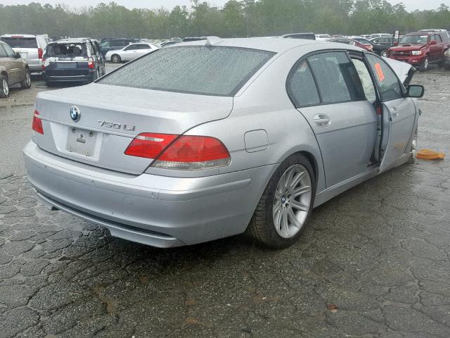 WBAHN83566DT27334 - 2006 BMW 750 LI CREAM photo 4