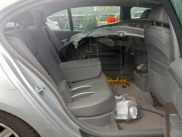 WBAHN83566DT27334 - 2006 BMW 750 LI CREAM photo 6