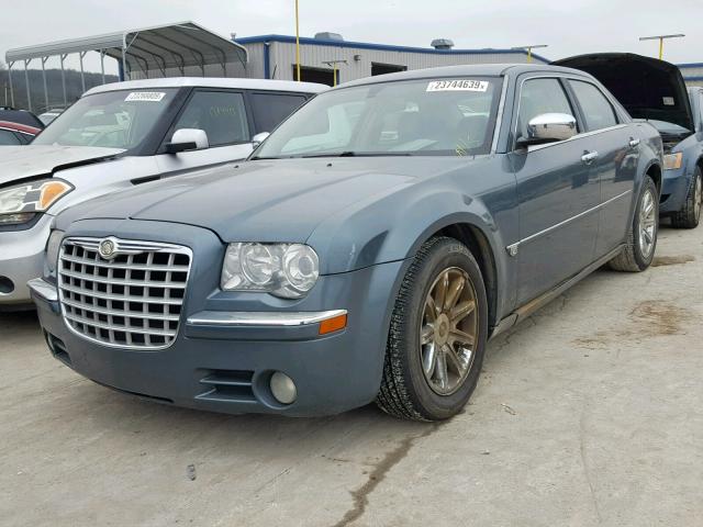 2C3KA63H76H286514 - 2006 CHRYSLER 300C BLUE photo 2