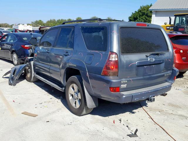 JTEZU14R158038917 - 2005 TOYOTA 4RUNNER SR BLUE photo 3