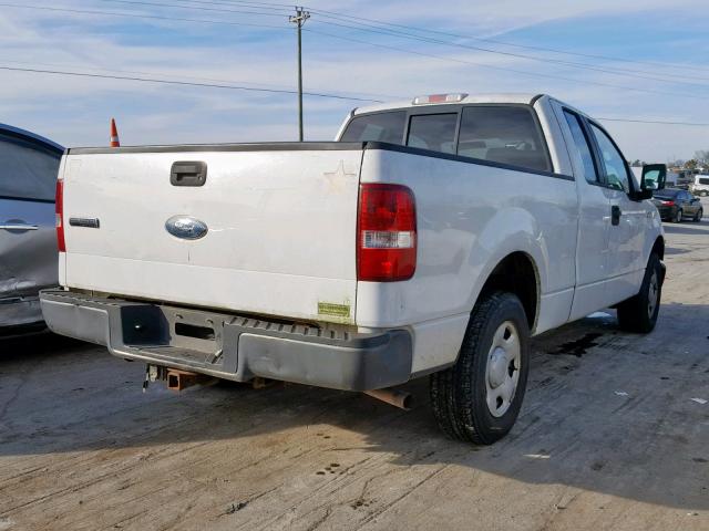 1FTPX12V37FA95220 - 2007 FORD F150 WHITE photo 4