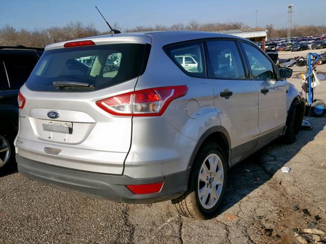 1FMCU0F71DUA04364 - 2013 FORD ESCAPE S SILVER photo 4