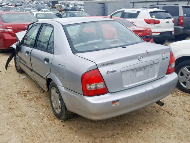 JM1BJ2221Y0295864 - 2000 MAZDA PROTEGE DX SILVER photo 3