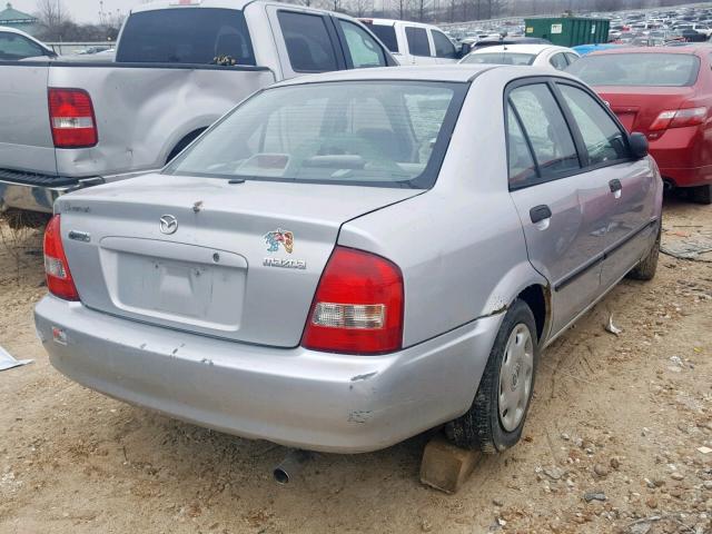 JM1BJ2221Y0295864 - 2000 MAZDA PROTEGE DX SILVER photo 4