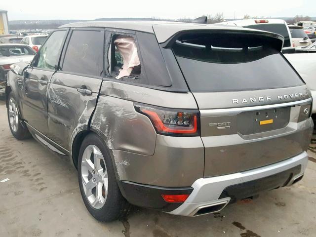 SALWR2RV0JA407900 - 2018 LAND ROVER RANGE ROVE SILVER photo 3