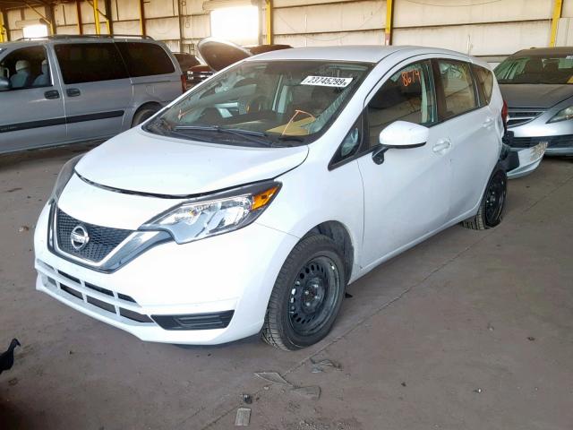 3N1CE2CP4JL366750 - 2018 NISSAN VERSA NOTE WHITE photo 2