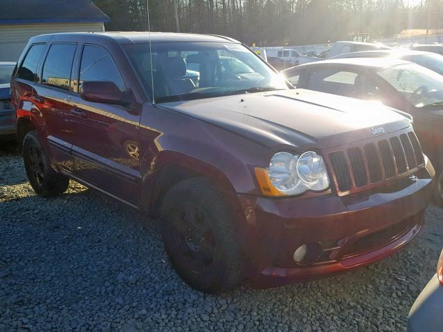 1J8GR48K38C206952 - 2008 JEEP GRAND CHER BURGUNDY photo 1